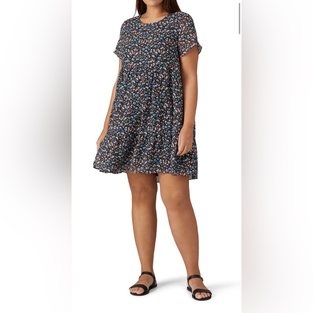 Tiered Flowy Floral Madewell Dress